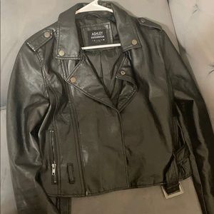 Black jacket with roses